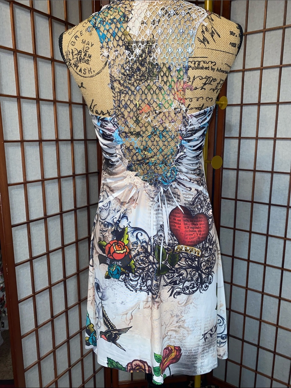S-Twelve Sleeveless Mini Dress